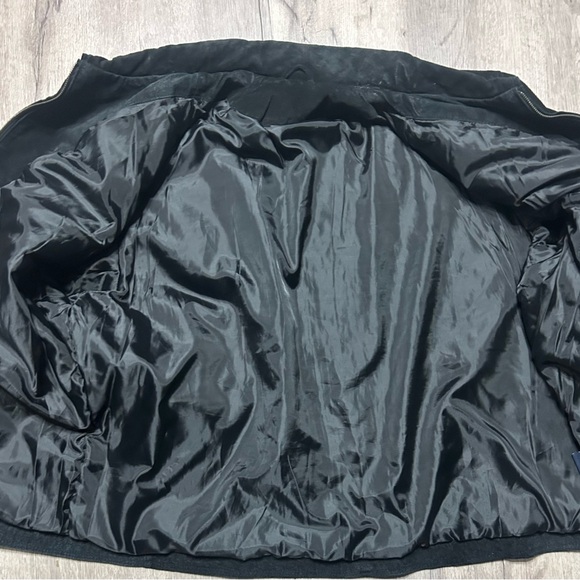 Knightsbridge Black Genuine Leather Jacket Men’s Size 2X Bomber Style - Picture 3 of 10